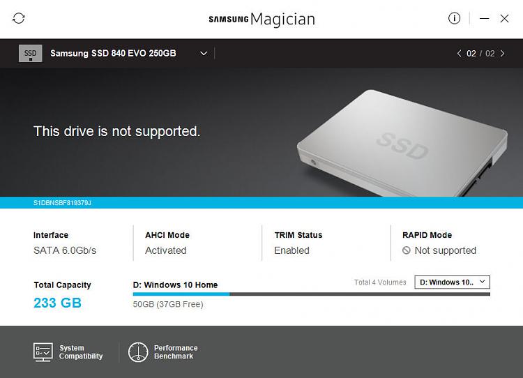 is there a samsung magician app for mac?